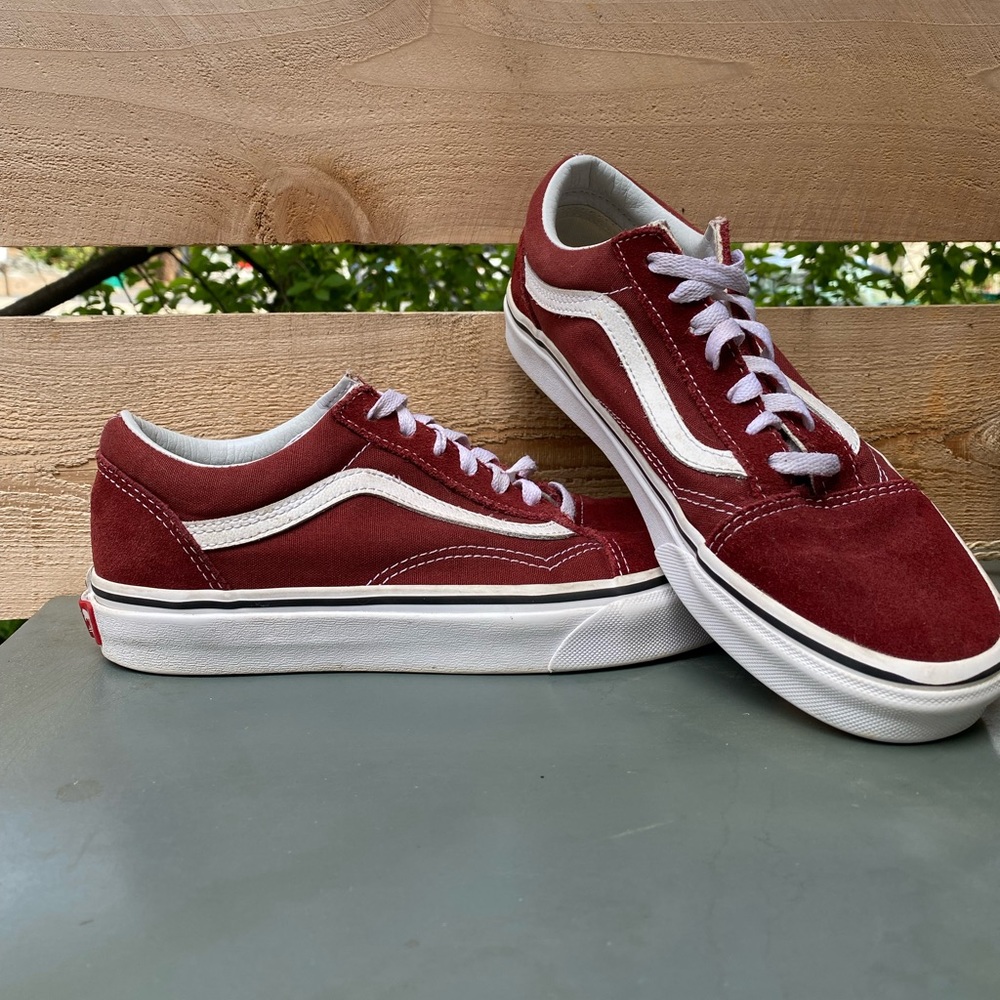 Maroon Old Skool Vans